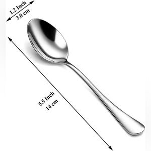 Demitasse Espresso Spoons 5.5", 6 Pcs